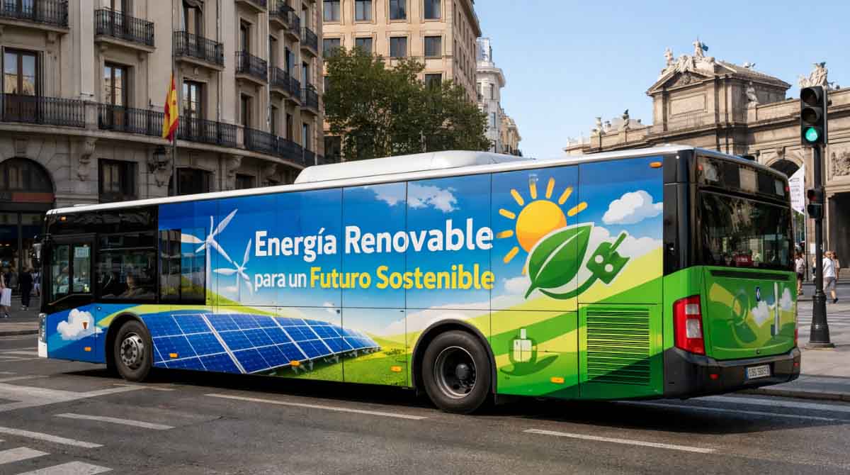Publicidad en Autobuses para Emp. de Energía