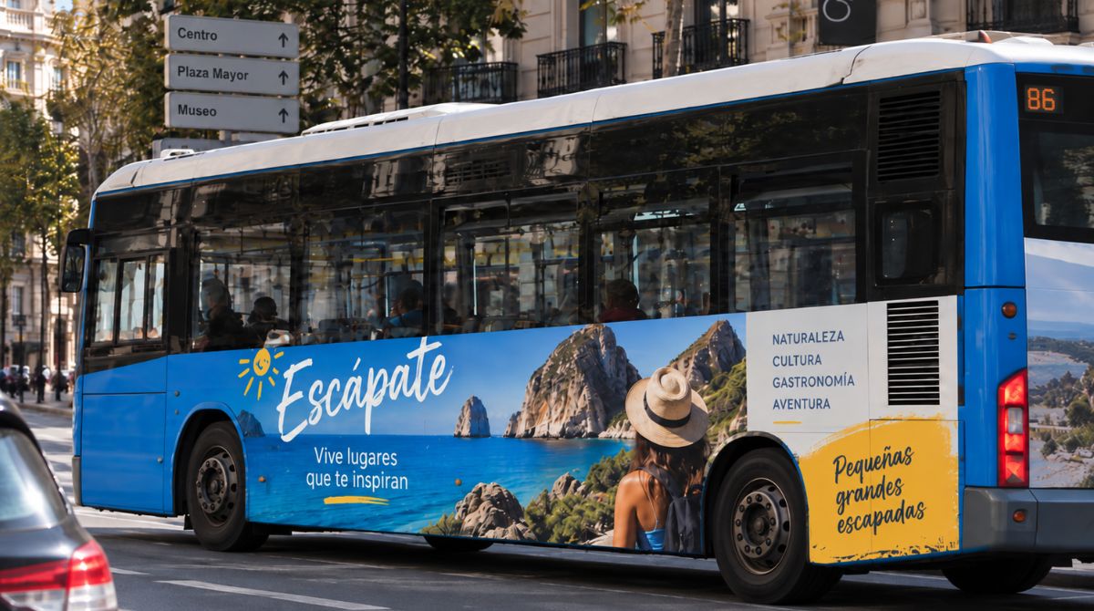 Publicidad en Autobuses para Excursiones o Tours